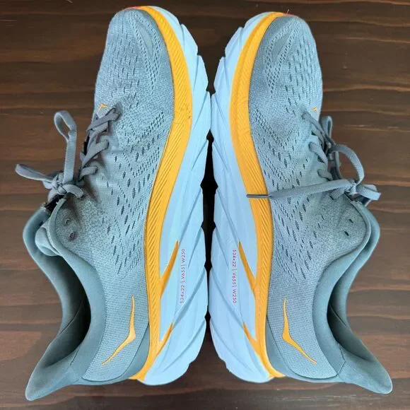 HOKA ONE ONE Clifton 8 Men's Running Shoes Goblin Blue/Mountain Spring Size 11 D - Picture 6 of 14